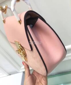 Replica Chloe Drew Shoulder bag Smooth and Suede Calfskin Pink 2