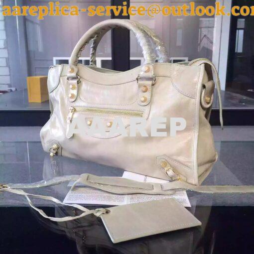 Replica Balenciaga Giant Gold City White 2