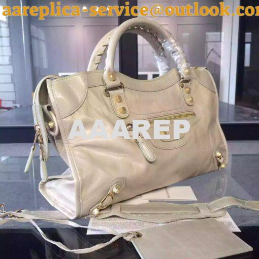 Replica Balenciaga Giant Gold City White 3