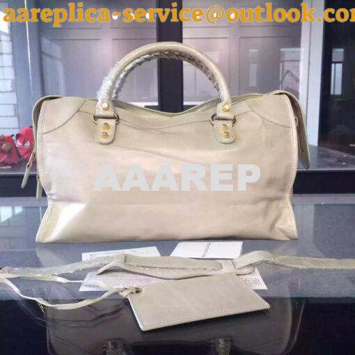 Replica Balenciaga Giant Gold City White 5