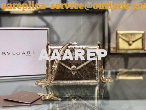 Replica Bvlgari Serpenti Forever Multichain Shoulder Bag 290544 Light 3