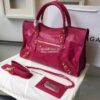 Replica Balenciaga Classic City claret red 13