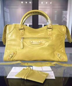 Replica Balenciaga Giant Gold City Yellow