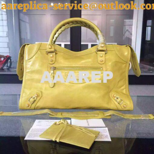 Replica Balenciaga Giant Gold City Yellow