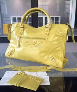 Replica Balenciaga Giant Gold City Yellow 2