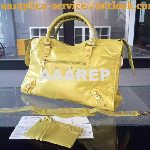 Replica Balenciaga Giant Gold City Yellow 2