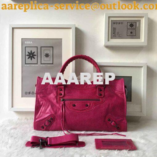 Replica Balenciaga Classic City rosy pink 10