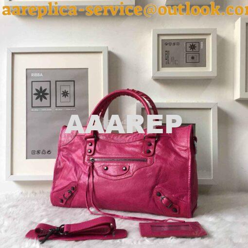 Replica Balenciaga Classic City rosy pink 11