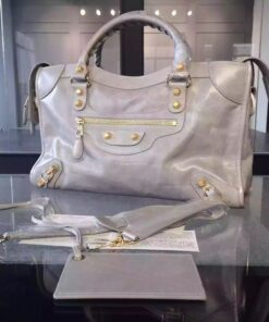 Replica Balenciaga Giant Gold City Pale Grey 2