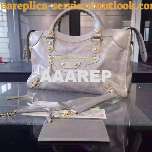 Replica Balenciaga Giant Gold City Pale Grey 2