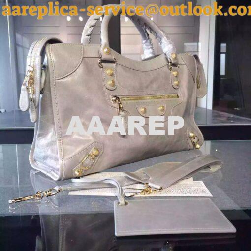 Replica Balenciaga Giant Gold City Pale Grey 5