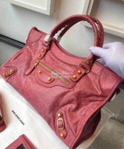 Replica Balenciaga Giant Gold City Red 2