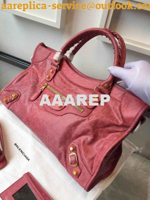 Replica Balenciaga Giant Gold City Red 2