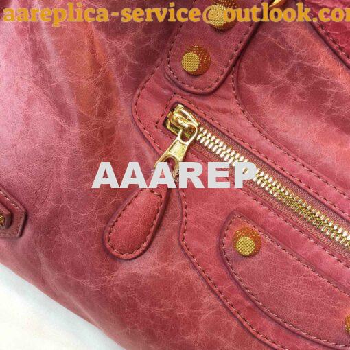 Replica Balenciaga Giant Gold City Red 4