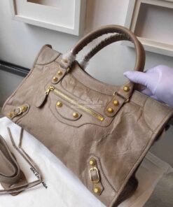 Replica Balenciaga Giant Gold City Brown 2