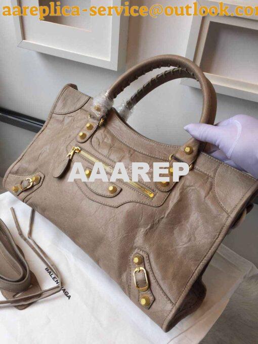 Replica Balenciaga Giant Gold City Brown 2