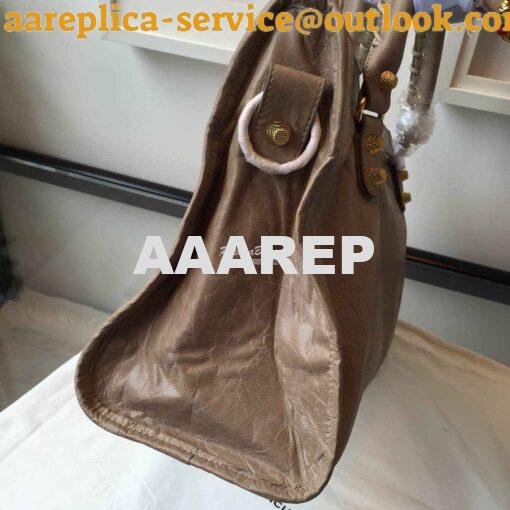 Replica Balenciaga Giant Gold City Brown 3