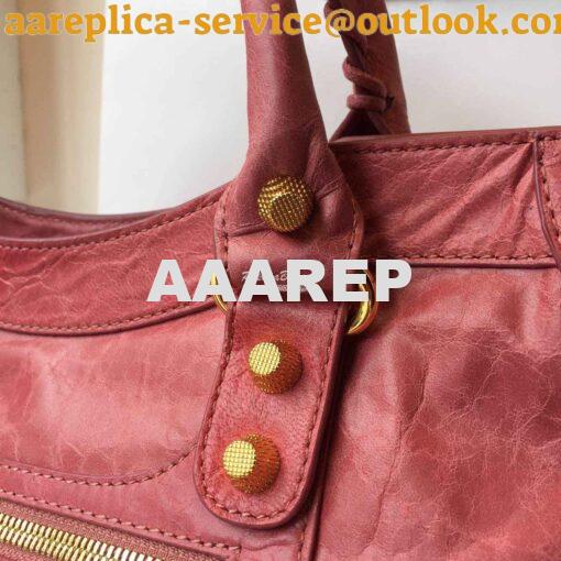 Replica Balenciaga Giant Gold City Red 8