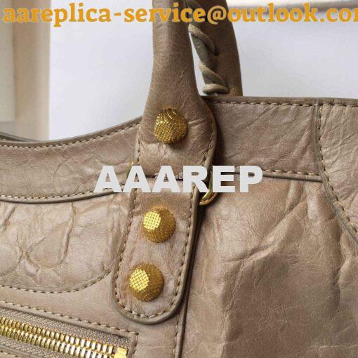 Replica Balenciaga Giant Gold City Brown 7