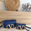 Replica Valentino Supervee Crossbody Calfskin Bag VW2B0G09 Black 14