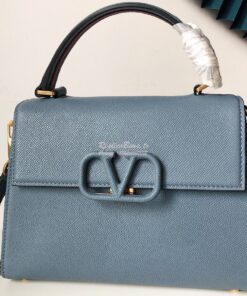 Replica Valentino VSling Grainy Calfskin Handbag ZW2B0F53 Azure 2