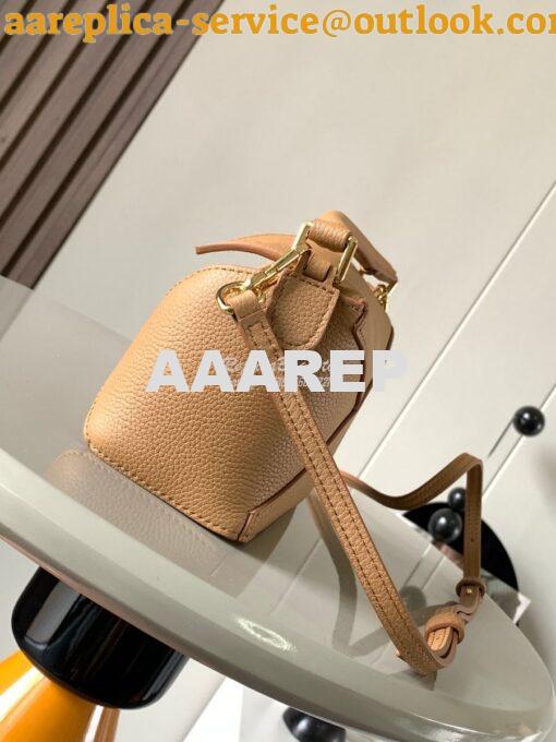 Replica Loewe Mini Puzzle bag in soft grained calfskin A510P88 Toffee 3