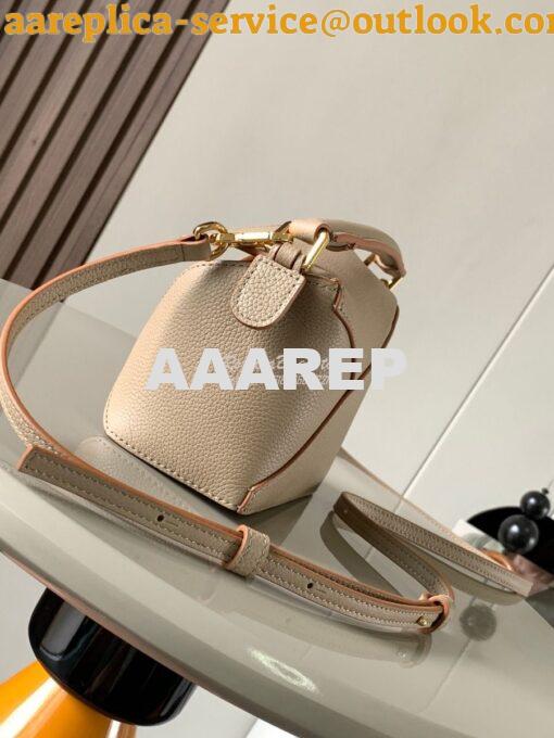 Replica Loewe Mini Puzzle bag in soft grained calfskin A510P88 Sand 4