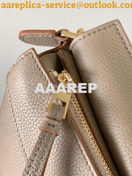 Replica Loewe Mini Puzzle bag in soft grained calfskin A510P88 Sand 5