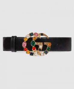 Replica Gucci Double G Belt 35/40mm Width Black 2018