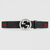 Replica Gucci Signature leather belt with Interlocking G buckle 3