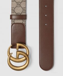 Replica GG belt with Double G buckle 400593 2