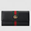 Replica Gucci Animalier Bi-fold Wallet In Black Leather 9