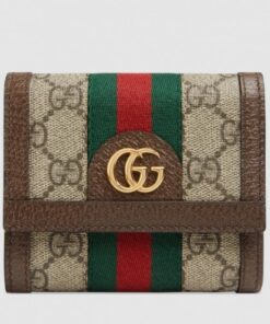 Replica Gucci GG Supreme Ophidia Card Case Wallet