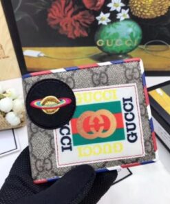 Replica Gucci Courrier GG Supreme Bi-fold Wallet 2