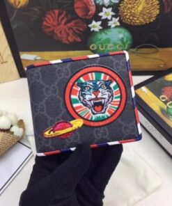 Replica Gucci Night Courrier GG Supreme Bi-fold Wallet 2