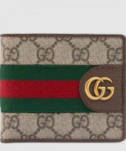 Replica Gucci Ophidia Bi-fold Wallet With Three Little Pigs