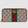 Replica Gucci Continental Flap Wallet In Red Guccissima Leather 8