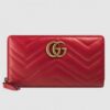 Replica Gucci Zip Around Wallet In Web Bee GG Supreme 10