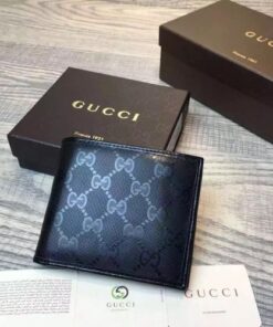 Replica Gucci bi-fold wallet 224124 black