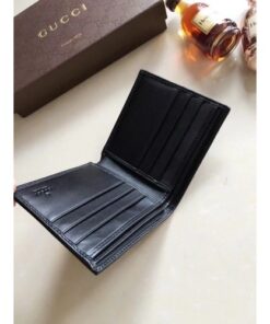 Replica Gucci bi-fold wallet 224124 black 2