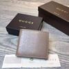 Replica Gucci Horsebit 1955 White Card Case Wallet 9