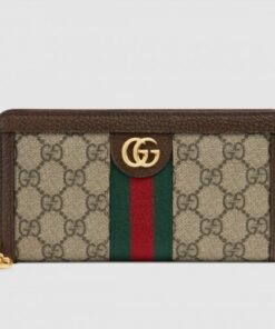 Replica Gucci Ophidia GG Supreme Zip Around Wallet