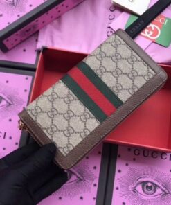 Replica Gucci Ophidia GG Supreme Zip Around Wallet 2