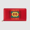 Replica Gucci Red Print Leather Bi-fold Wallet 9