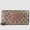 Replica Gucci Zumi Grainy Leather Zip Around Wallet 570661 White 9