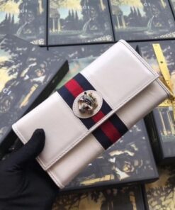 Replica Gucci 573789 Rajah continental wallet White Leather iReplicaBags | Replica Louis Vuitton Bags, Wallets, Shoes, Belts etc 2