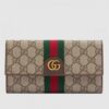 Replica Gucci Bee Print GG Supreme Zip Around Wallet 9