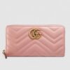 Replica Gucci Light Pink GG Marmont Continental Wallet 9