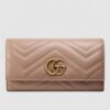 Replica Gucci Continental Wallet With Cat In Pink Signature Leather 8