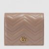 Replica Gucci Dusty Pink GG Marmont Continental Wallet 8